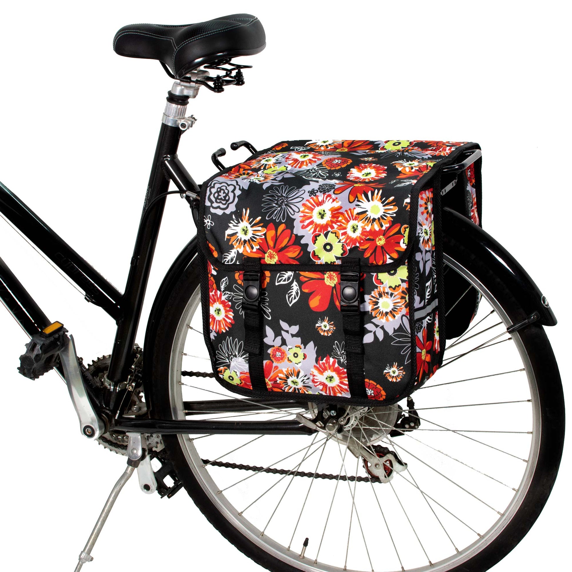 Bicycle Double Panniers in Red Meadow