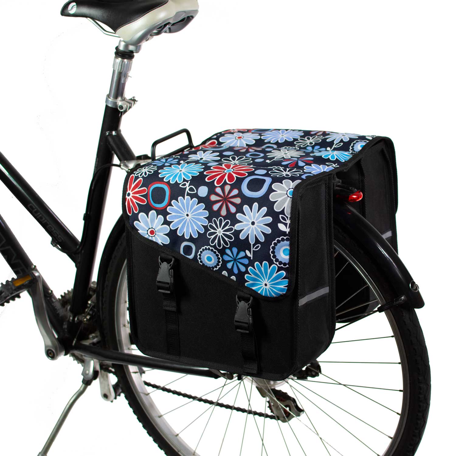 Classic Daisy Bicycle Double Panniers