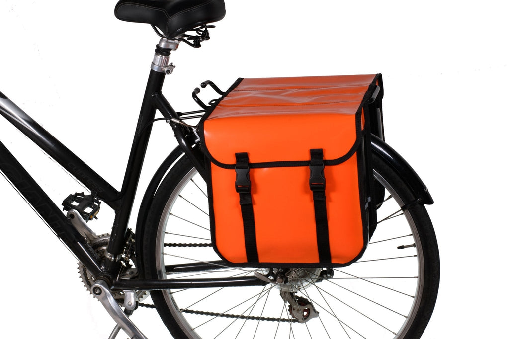 Waterproof Bicycle Double Panniers Orange