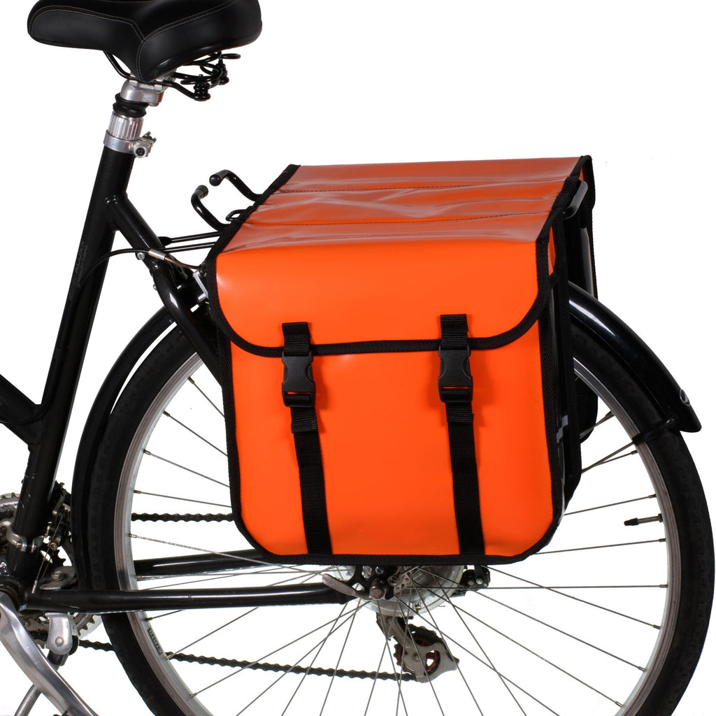 Waterproof Bicycle Double Panniers Orange
