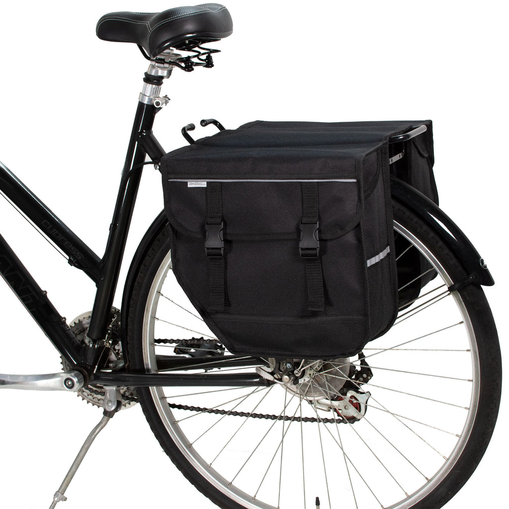 Bicycle Double Panniers Waterproof Black