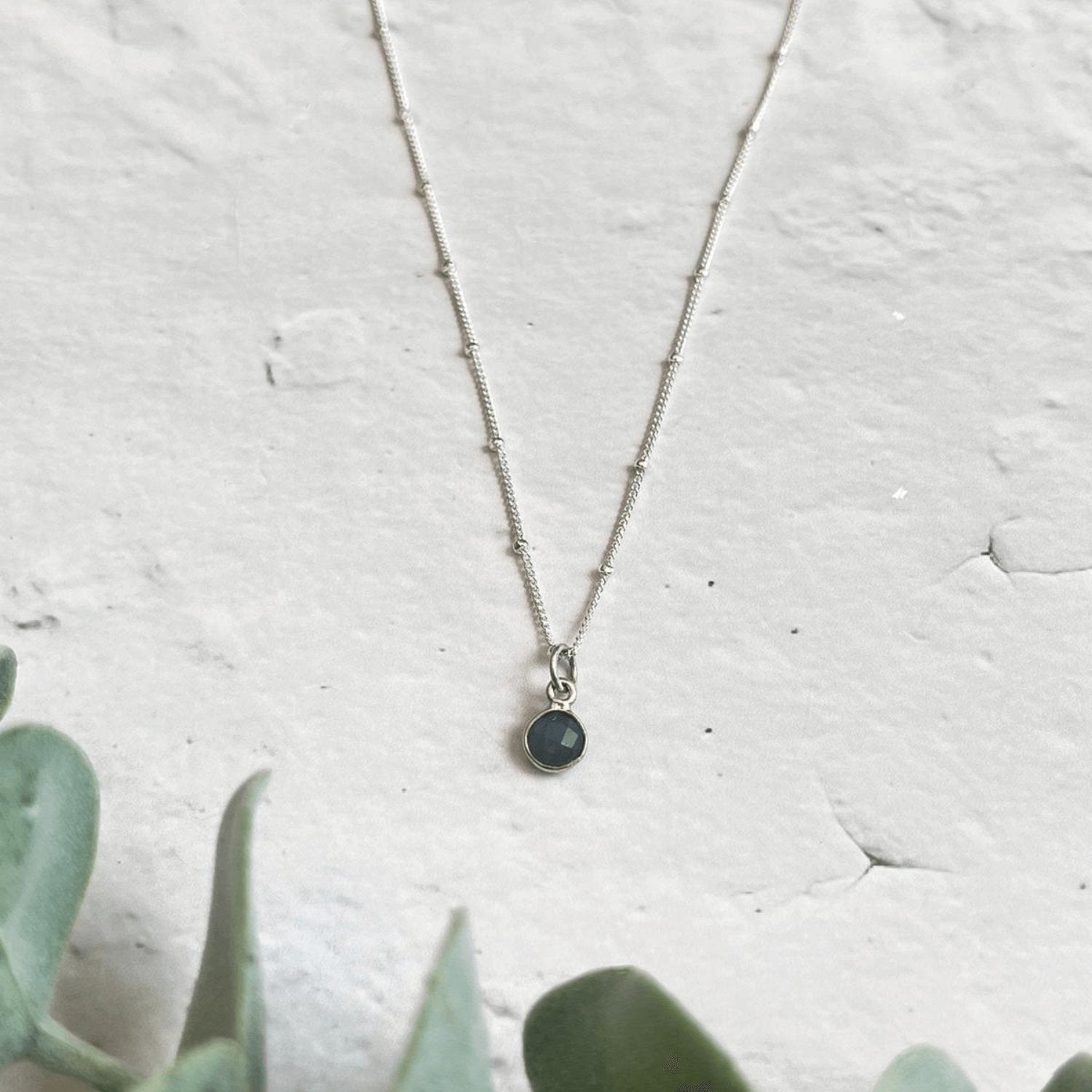 Labradorite Birthstone Necklace for March