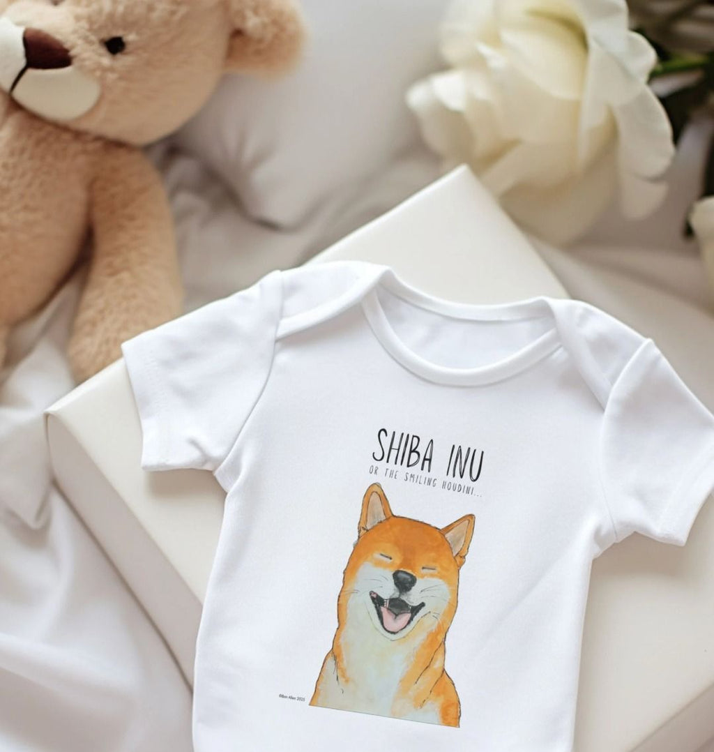 Smiling Houdini Baby Bodysuit in Organic Cotton