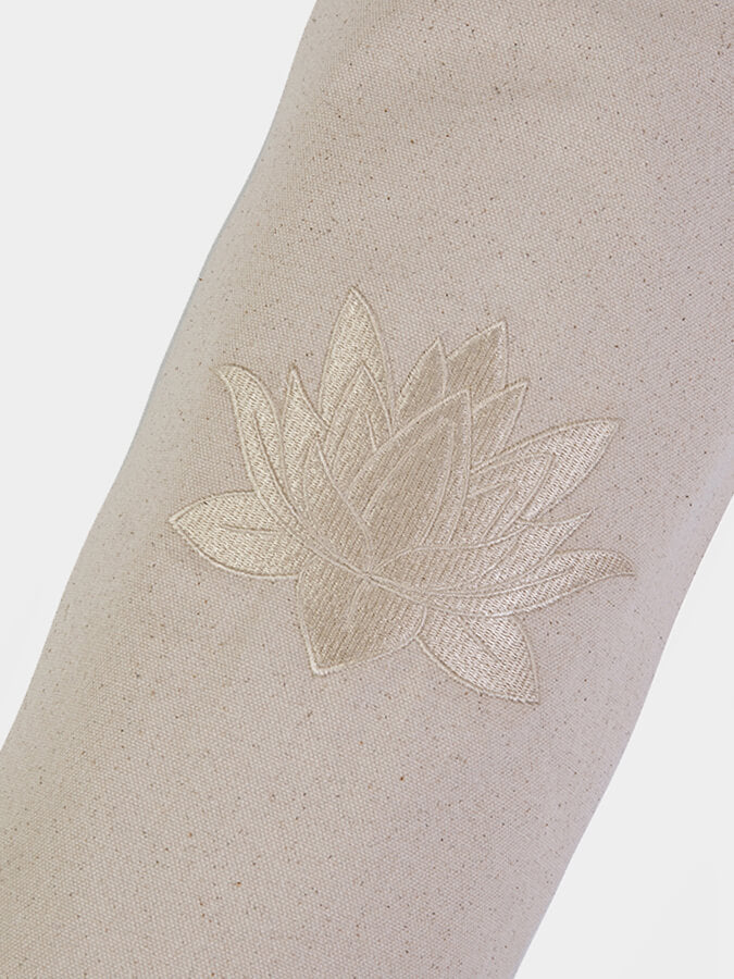 Organic Cotton Lotus Yoga Mat Bag