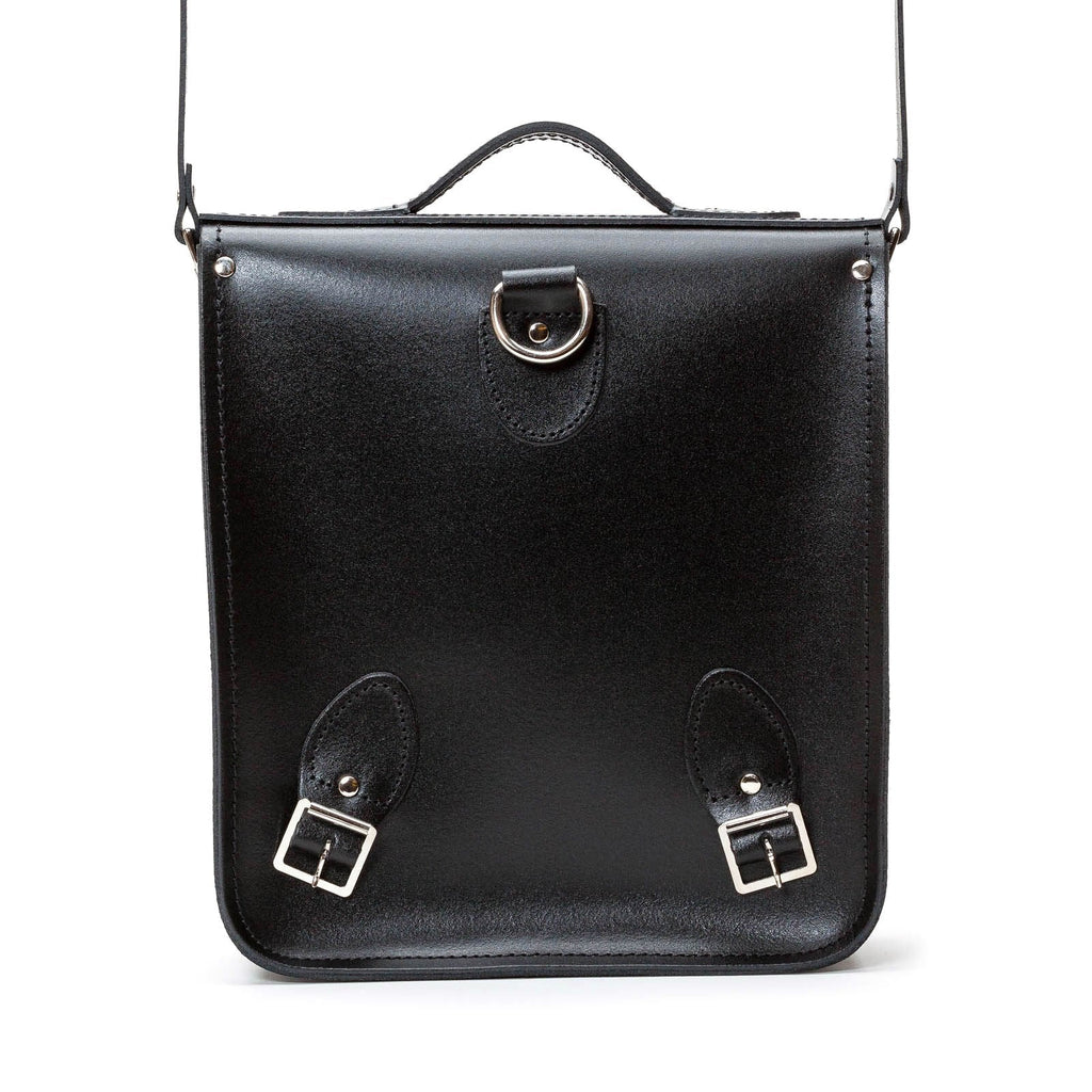 Handmade Leather City Backpack in Black