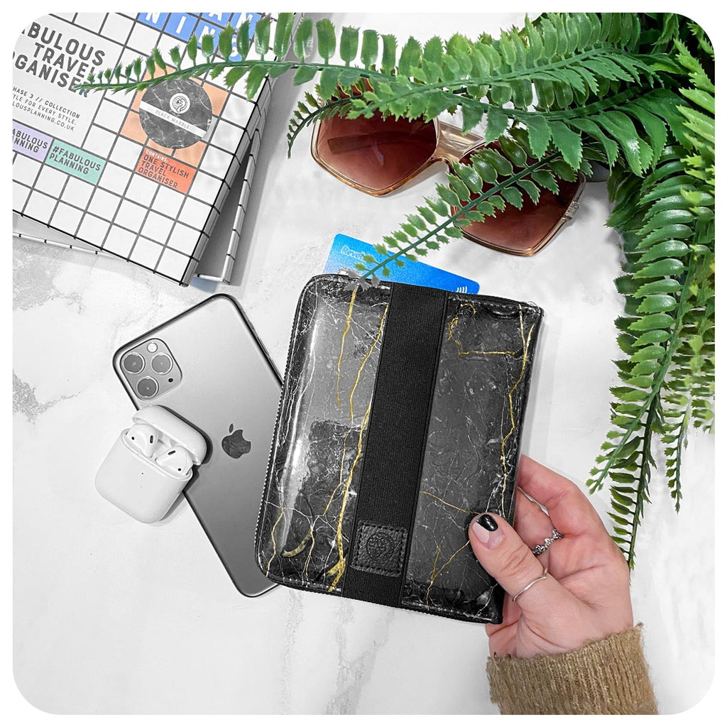 Black Marble Travel Organiser