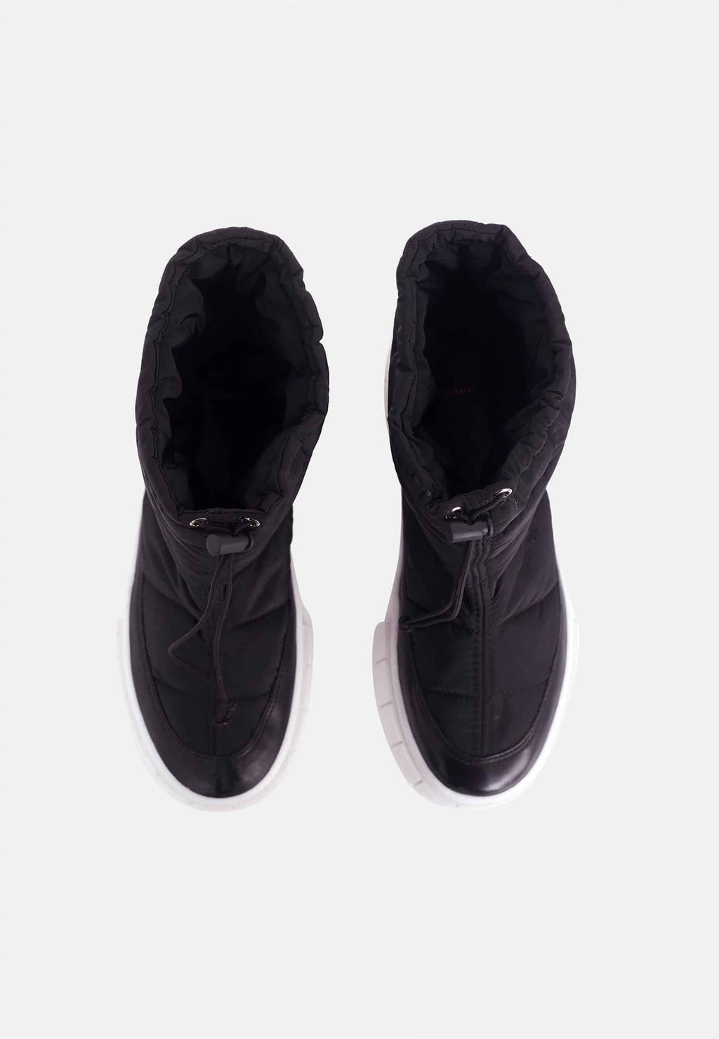 Black Nylon Winter Boots Andira – Women’s Warm Waterproof Ankle Boots