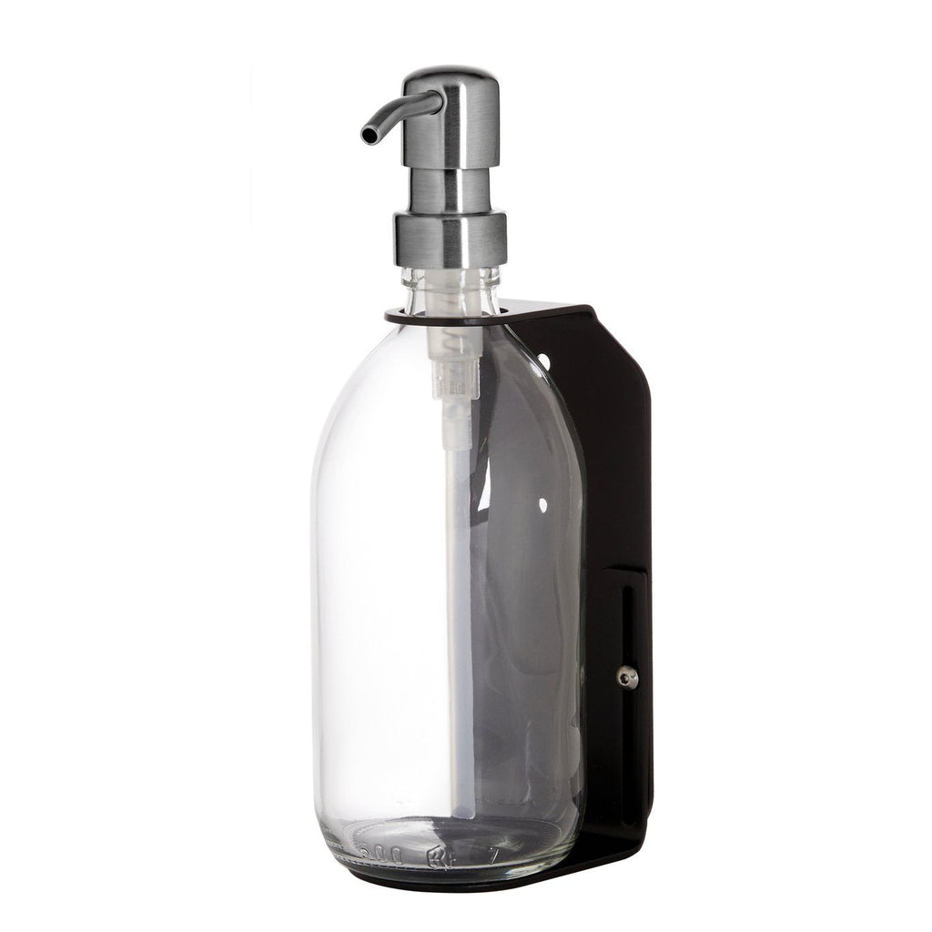 Black Wall Mounted Soap Dispenser