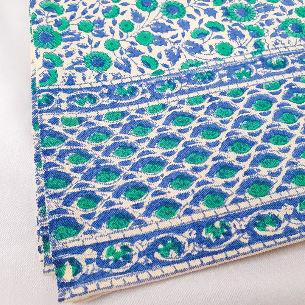 Block Printed Organic Cotton Placemats Set of 2