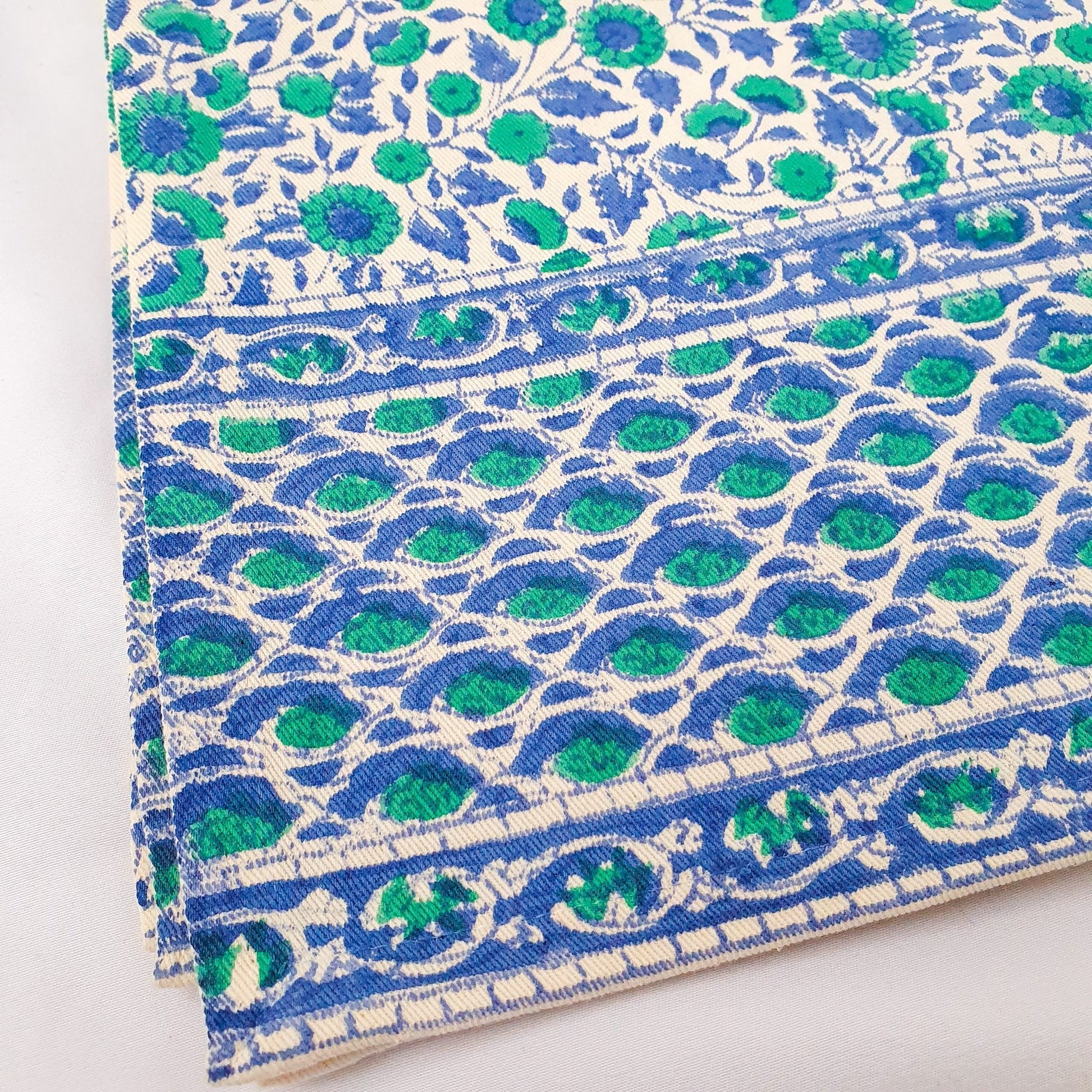 Block Printed Organic Cotton Placemats Set of 2