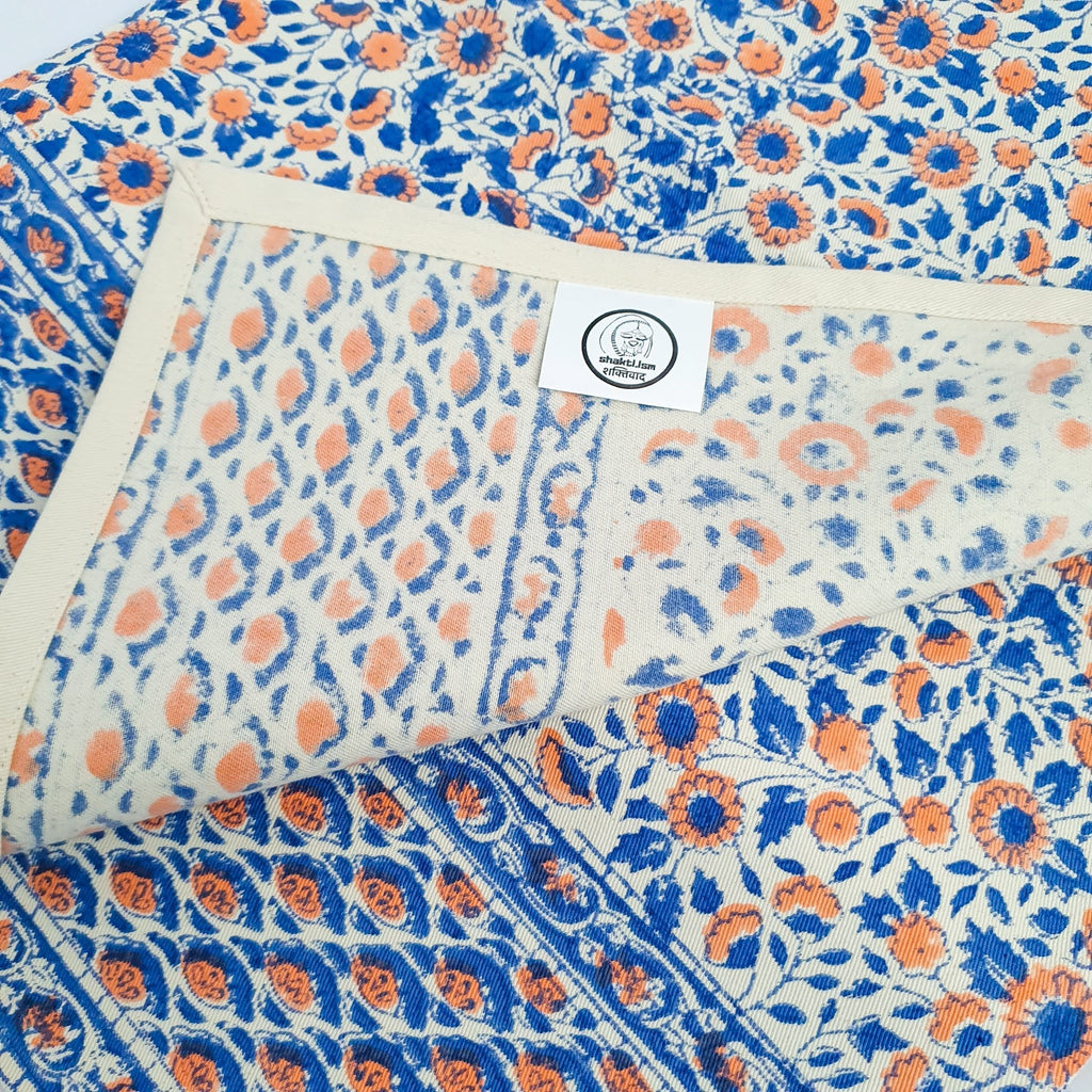 Block Printed Organic Cotton Placemats Set of 2