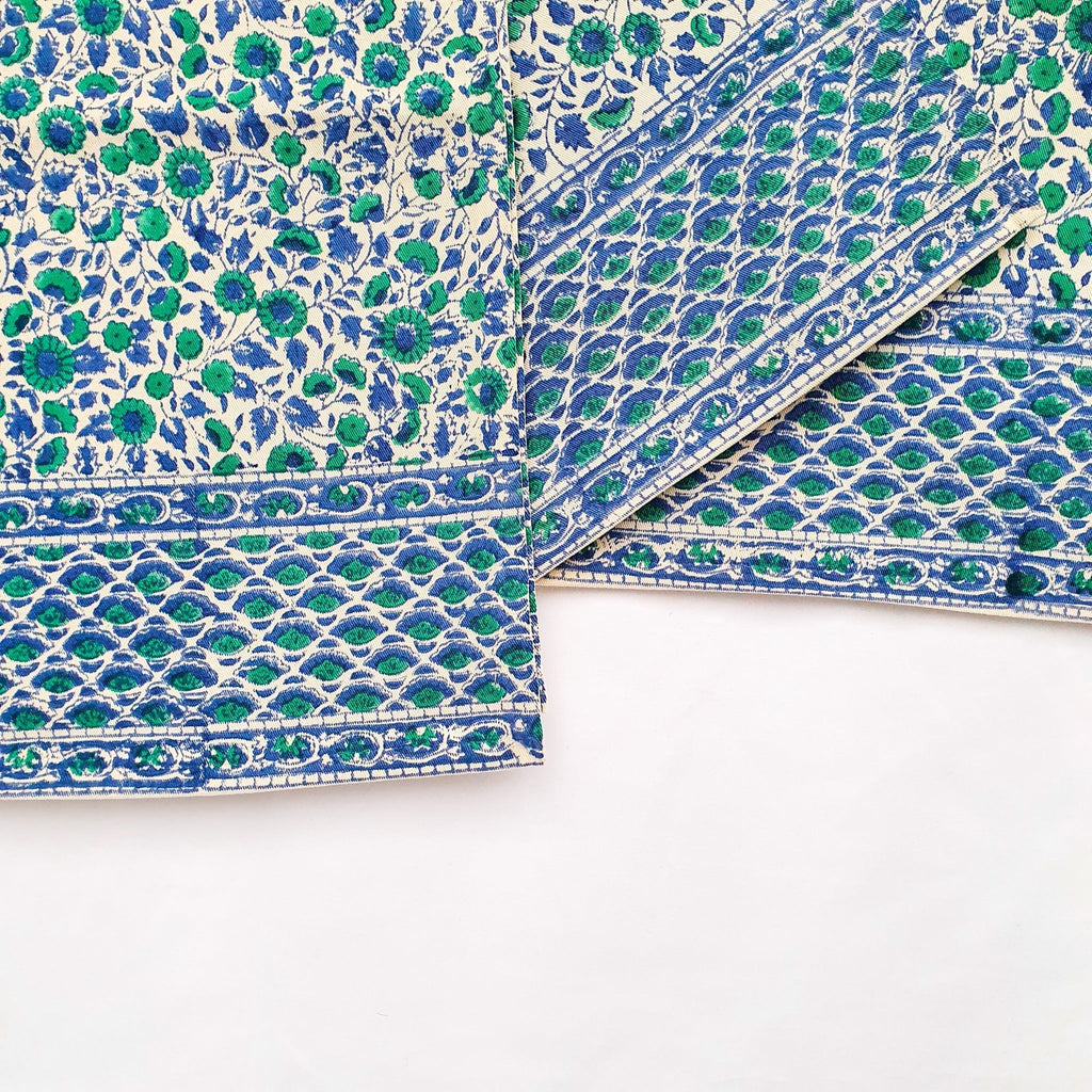 Block Printed Organic Cotton Placemats Set of 2