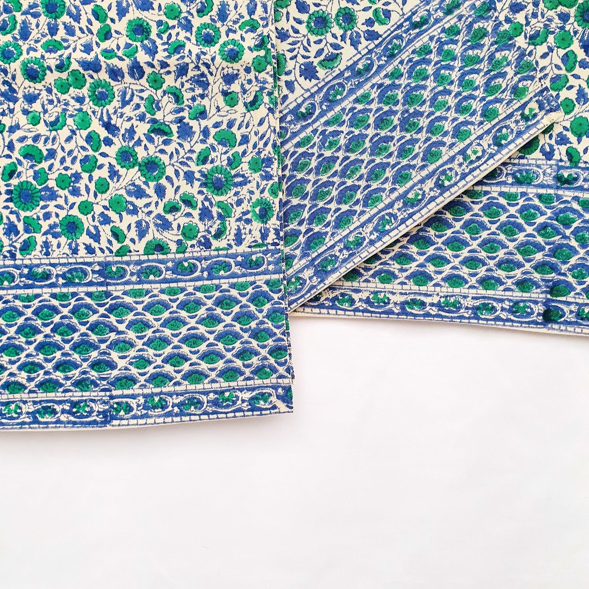 Block Printed Organic Cotton Placemats Set of 2