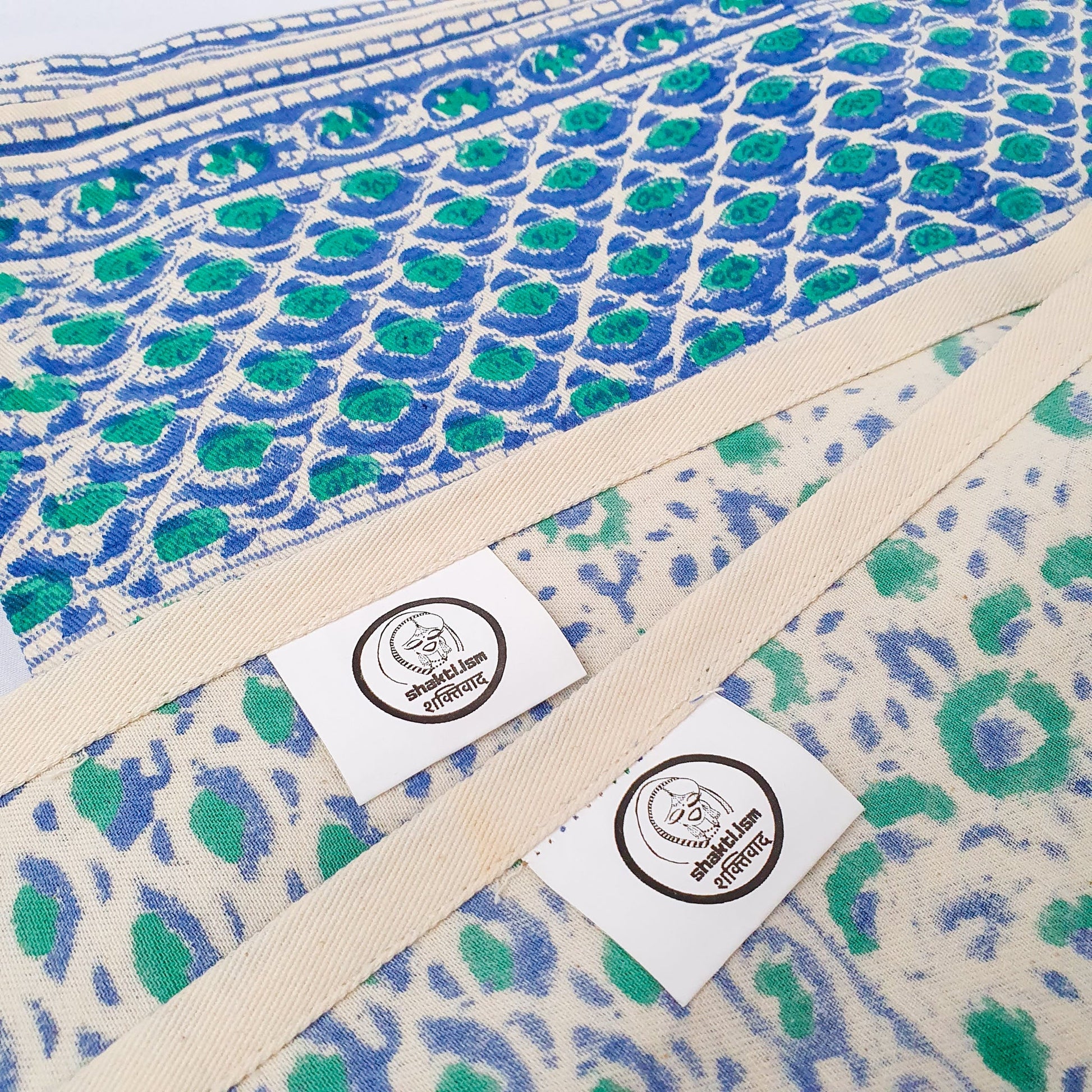 Block Printed Organic Cotton Placemats Set of 2