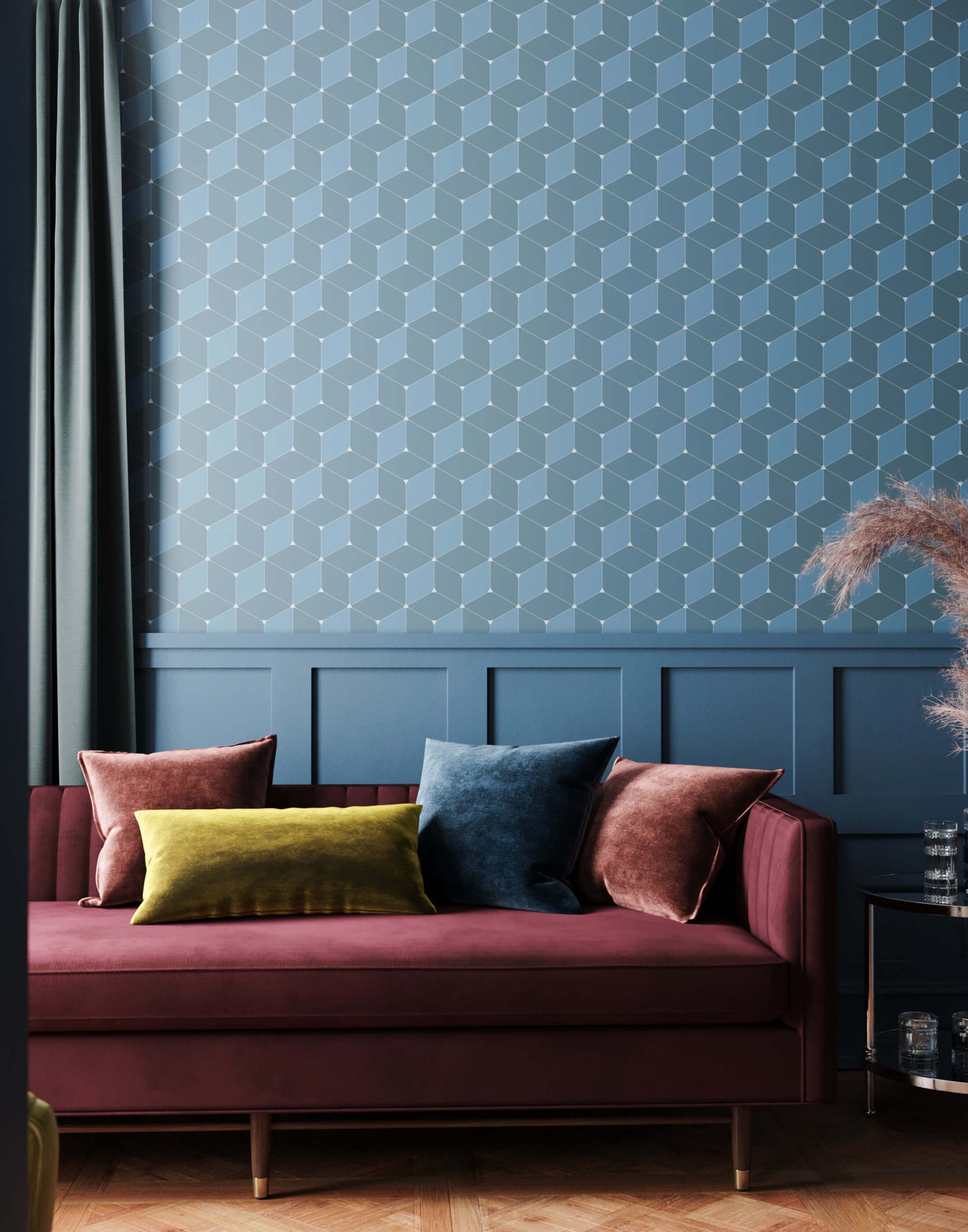 Blok Geometric Wallpaper