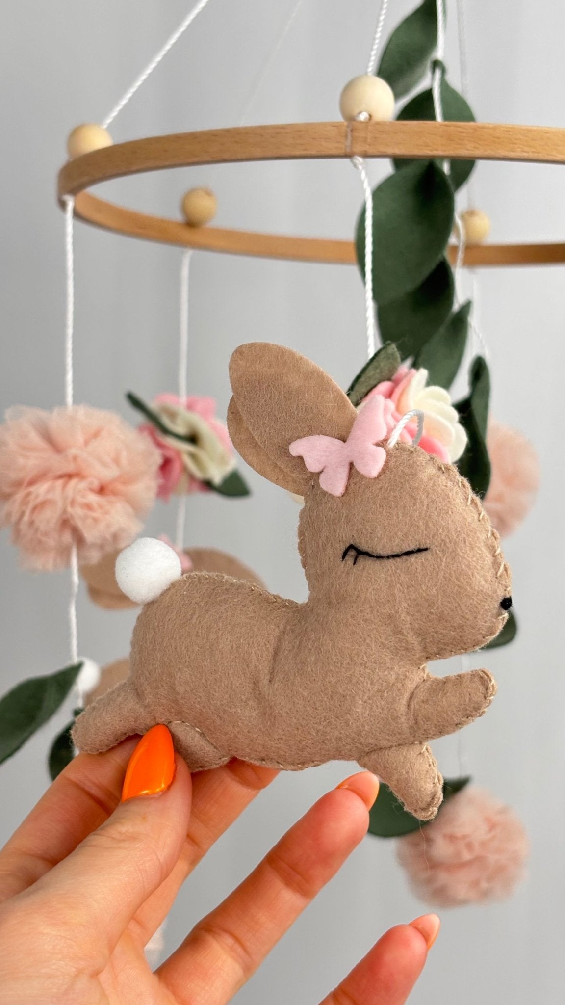 Blossom Bunny Cot Mobile