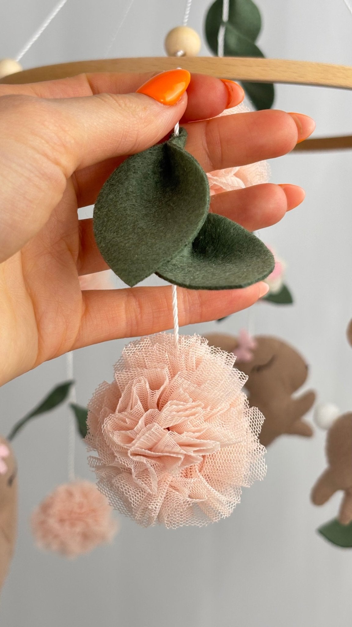 Blossom Bunny Cot Mobile