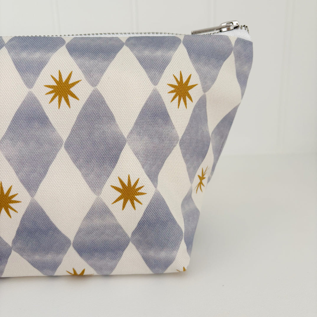 Nappy Wallet - Blue Harlequin