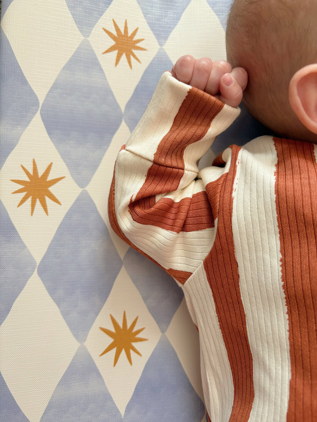 Standard Changing Mat - Blue Harlequin