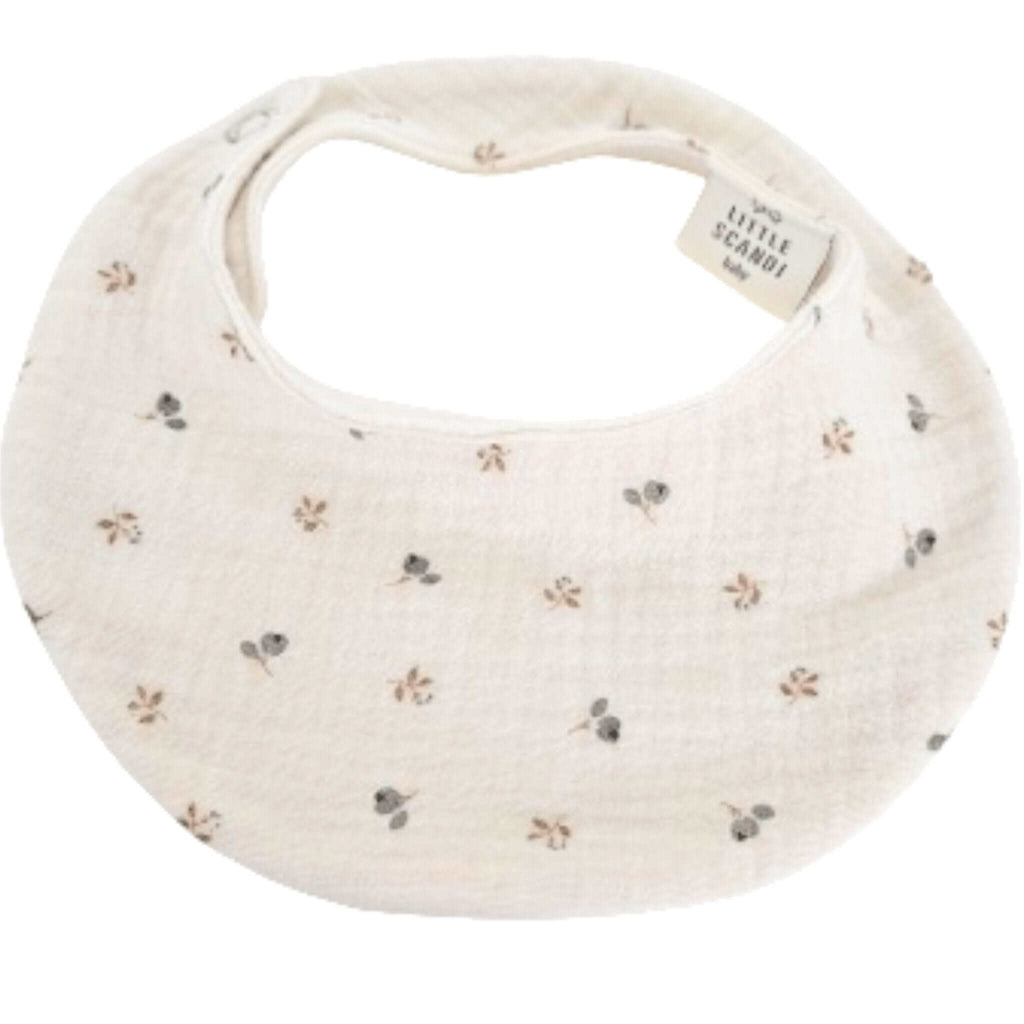 Blueberries Waterproof Baby Bib Set with Soft Double Layer Cotton
