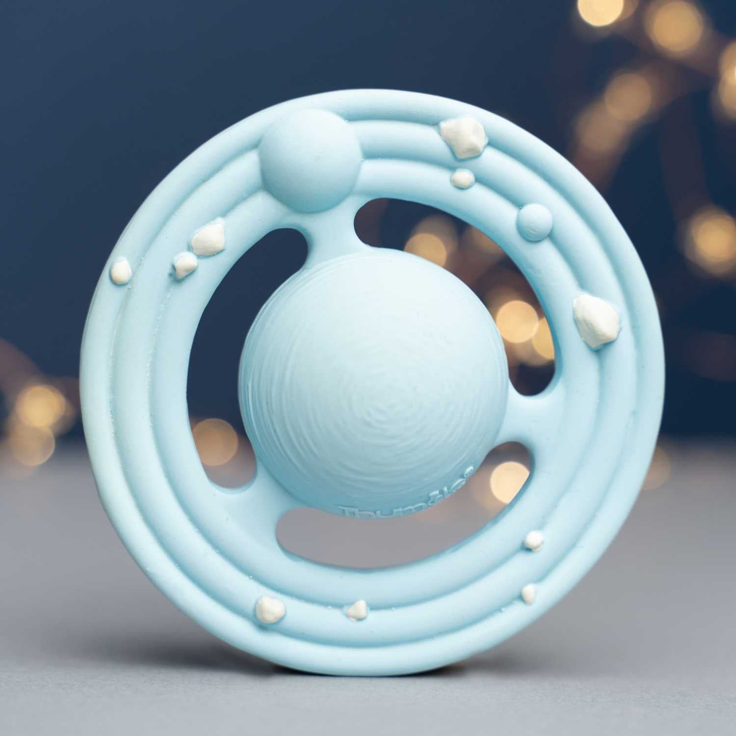 Natural Rubber Space Planet Teether and Bath Toy