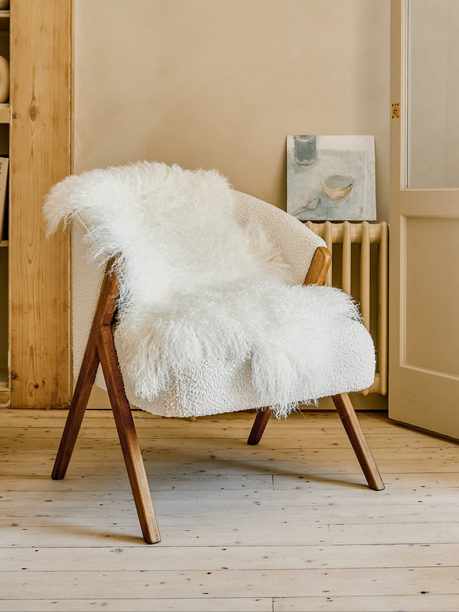 White Sheepskin Rug