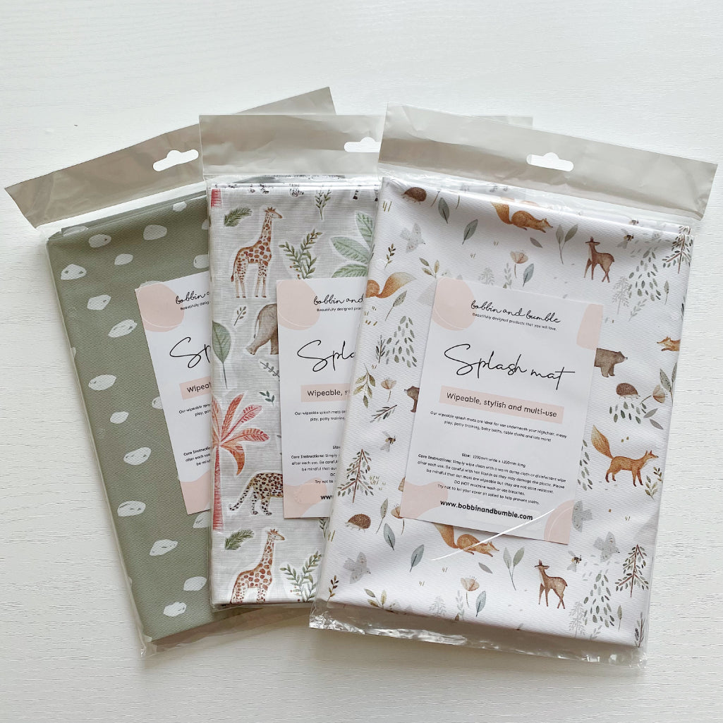 Splash mat - Woodland Animals