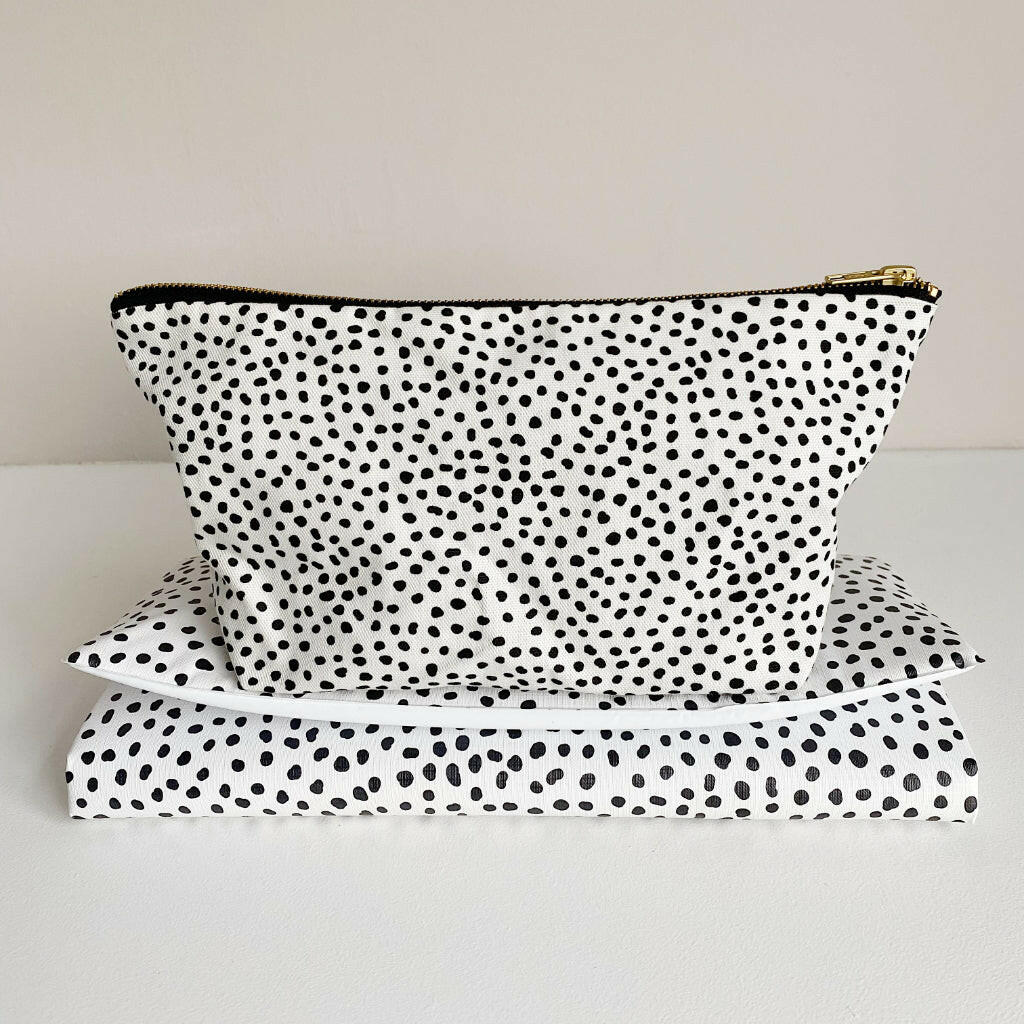 Nappy organiser bag - Dalmatian Print