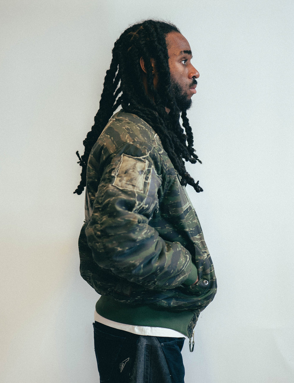 MA1 Patched Bomber in Tiger Camo