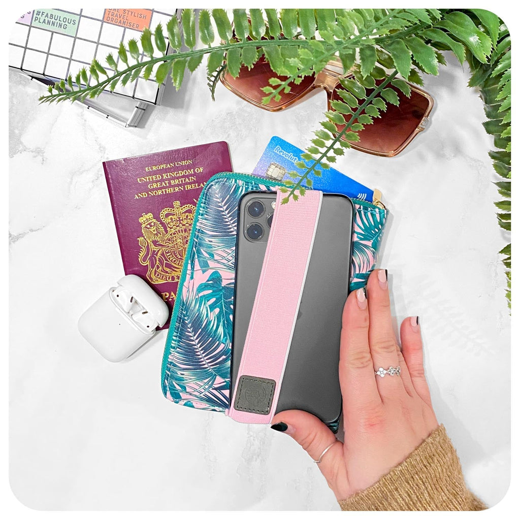 Botanical Travel Organiser with Matching Luggage Tag