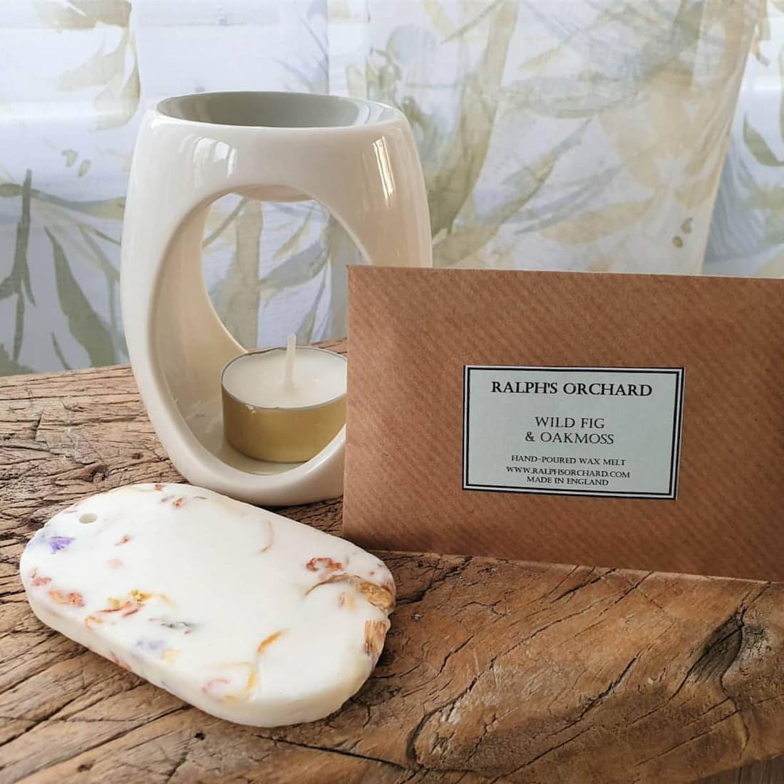 Wax Melt Starter Kit with Ceramic Burner and Soy Tealight