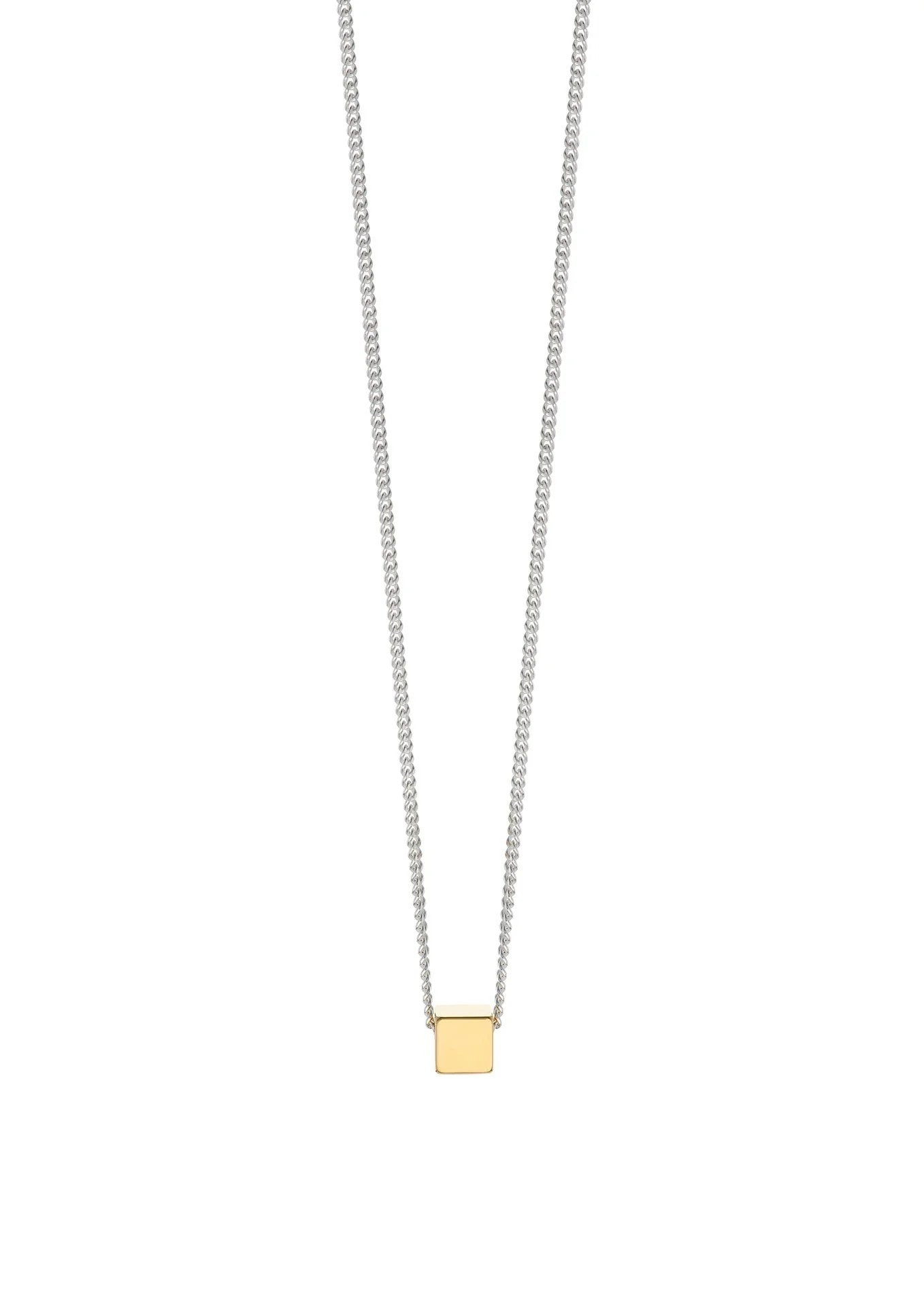 Box Necklace - Gold