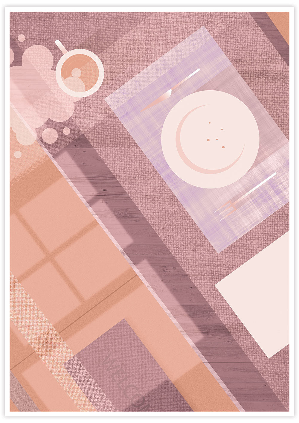 Breakfast II Illustration Print