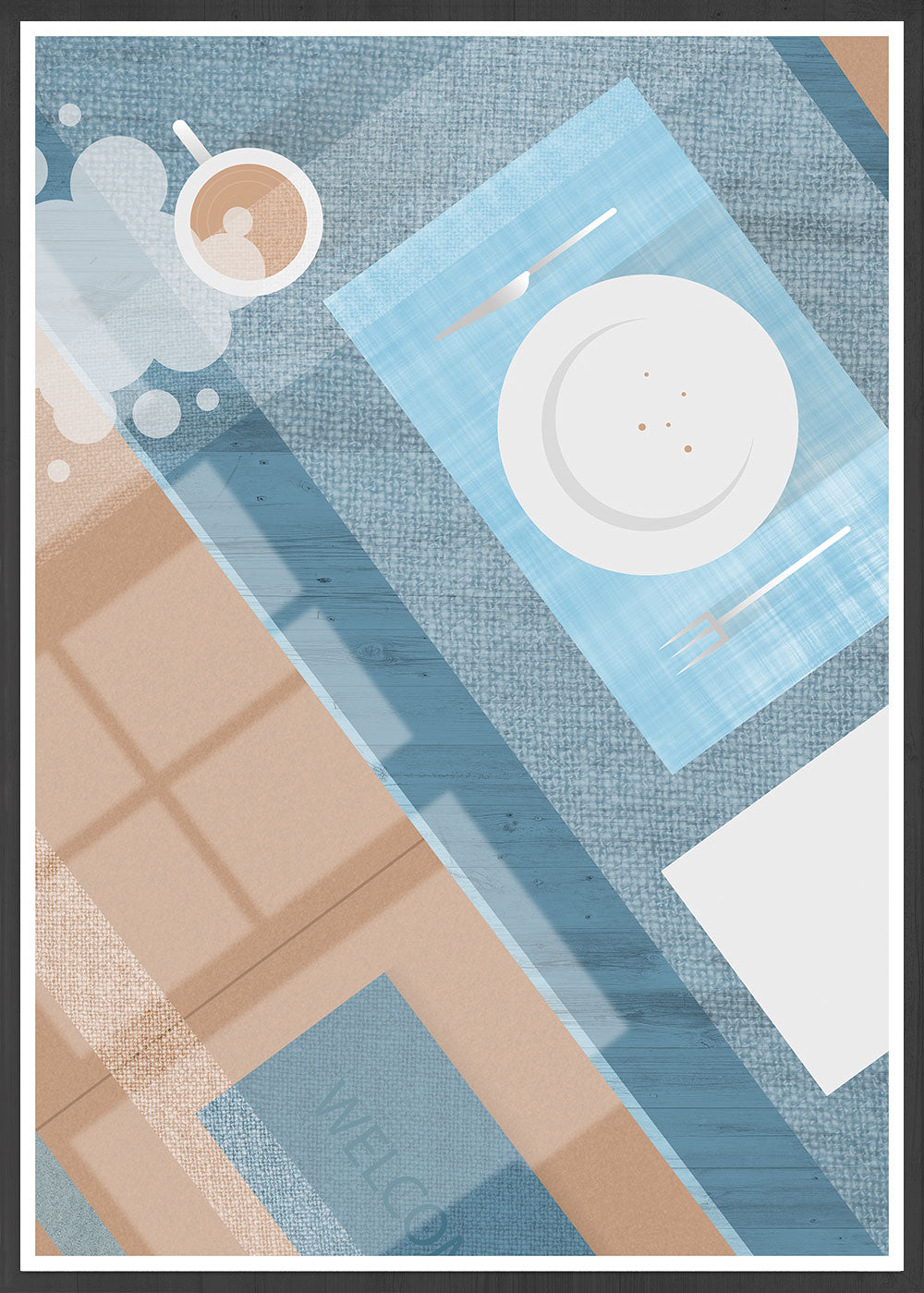 Breakfast Kitchen Wall Print