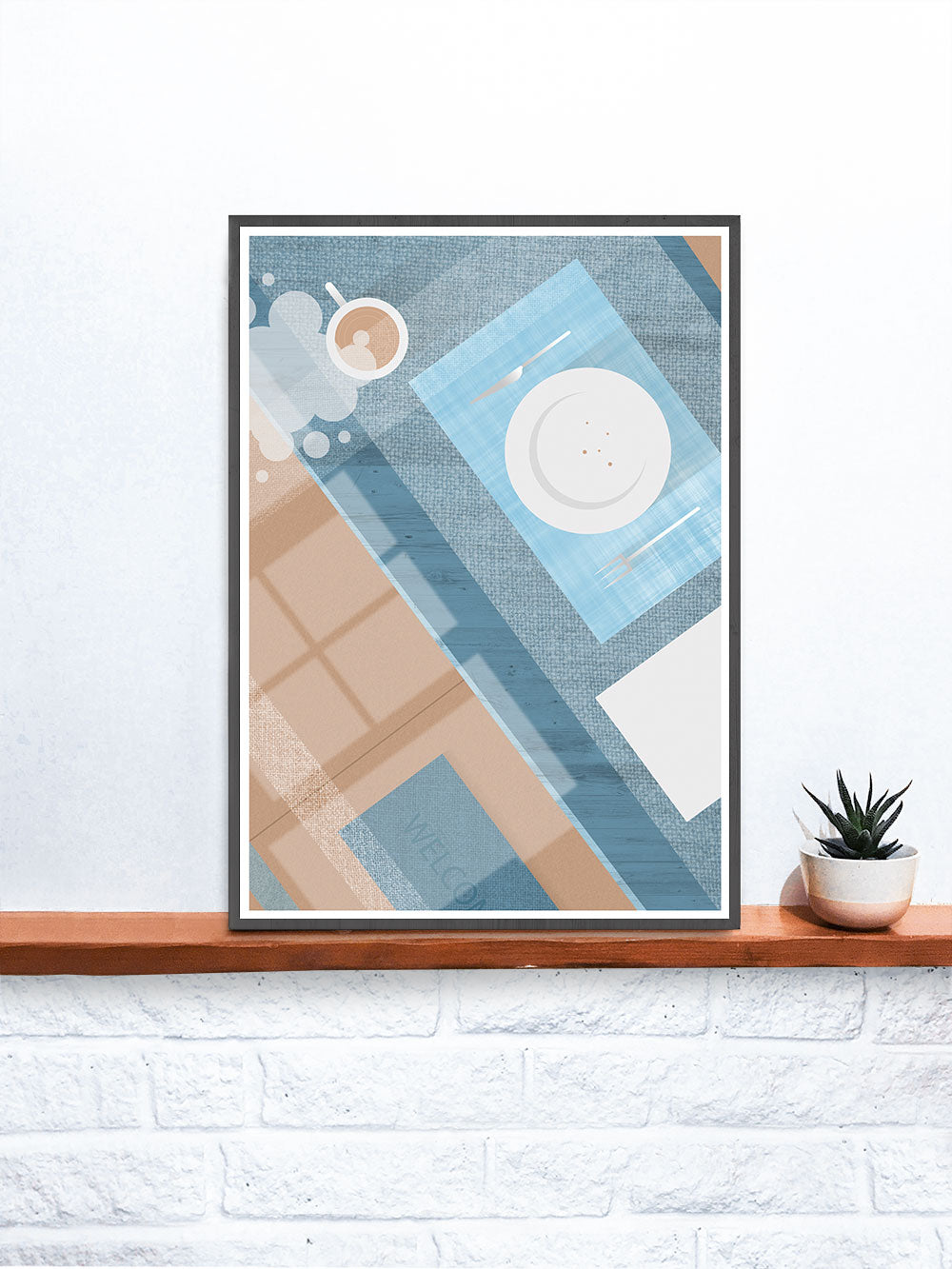Breakfast Kitchen Wall Print