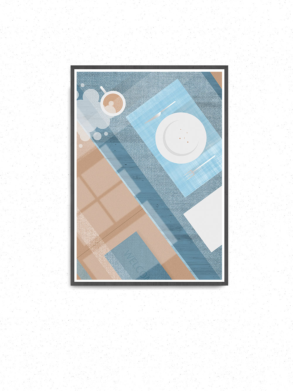 Breakfast Kitchen Wall Print