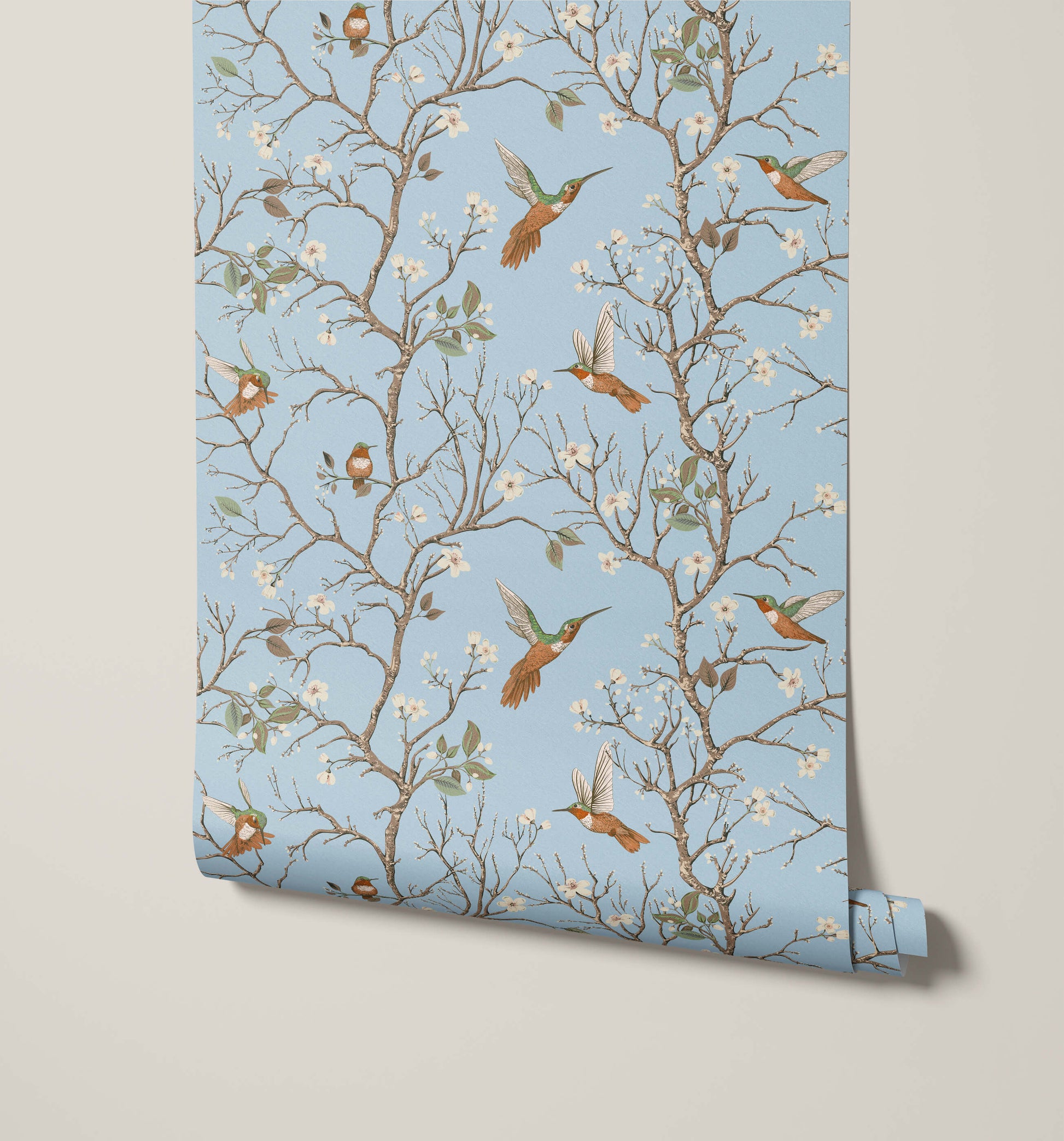 Bronte Bird and Branch Wallpaper
