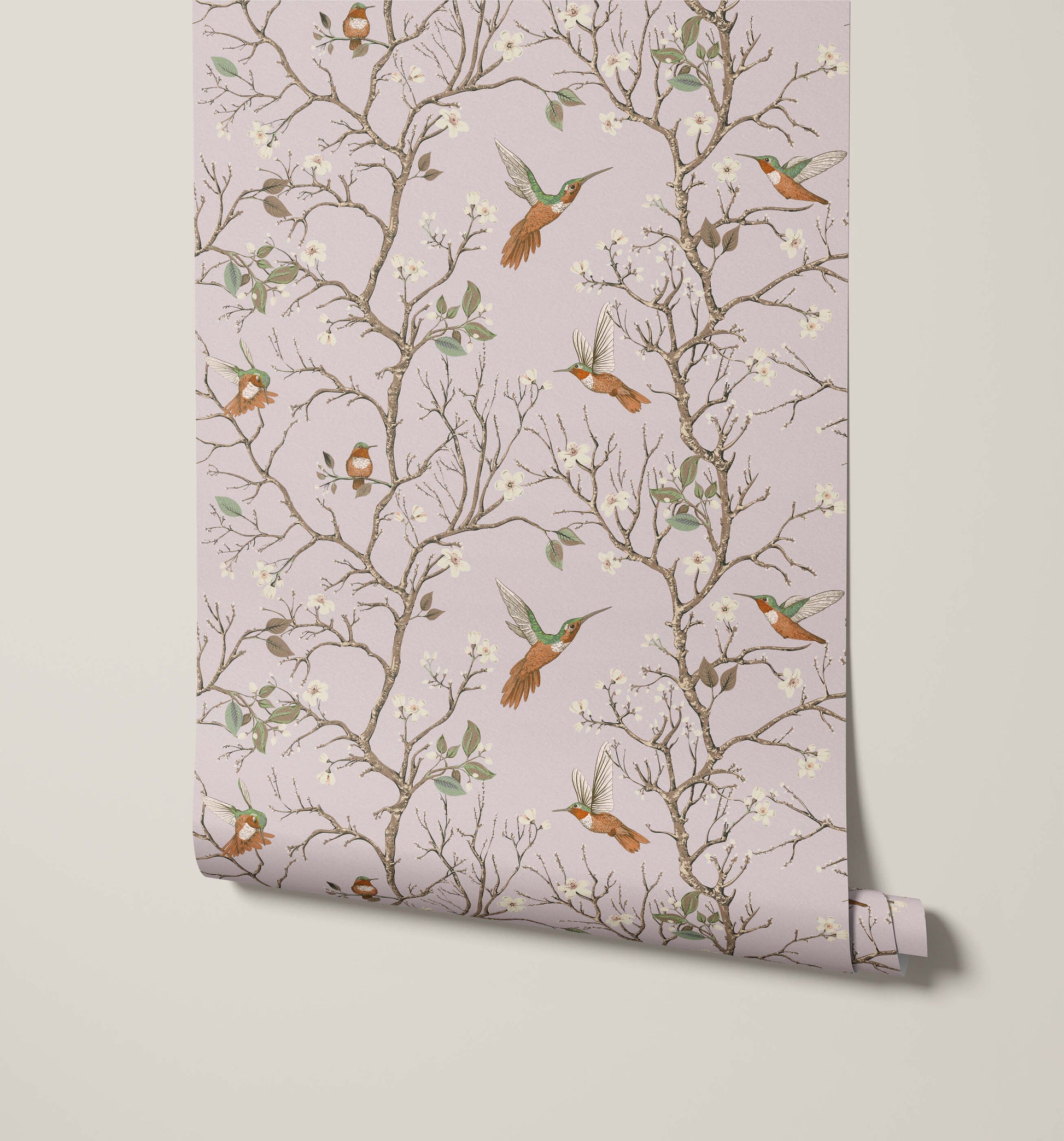 Bronte Bird and Branch Wallpaper