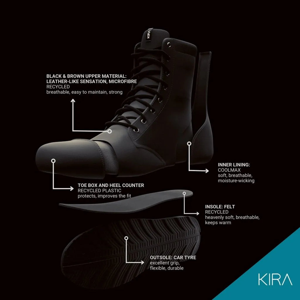 Eco-Friendly KIRA Boots – Comfortable & Vegan Sustainability by Kira Sustainable at www.brixbailey.com