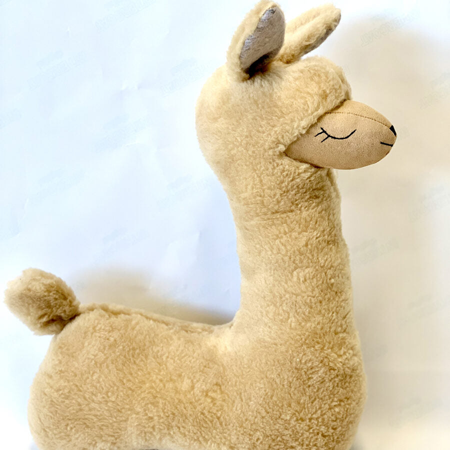 Handmade Alpaca Toy Pillow – Hypoallergenic & Travel-Friendly by Kai aš mažas buvau at www.brixbailey.com