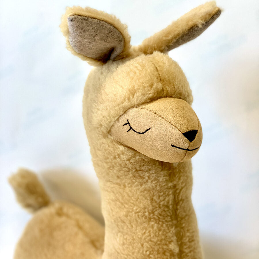 Handmade Alpaca Toy-Pillow – Soft, Hypoallergenic & Chic by Kai aš mažas buvau at www.brixbailey.com