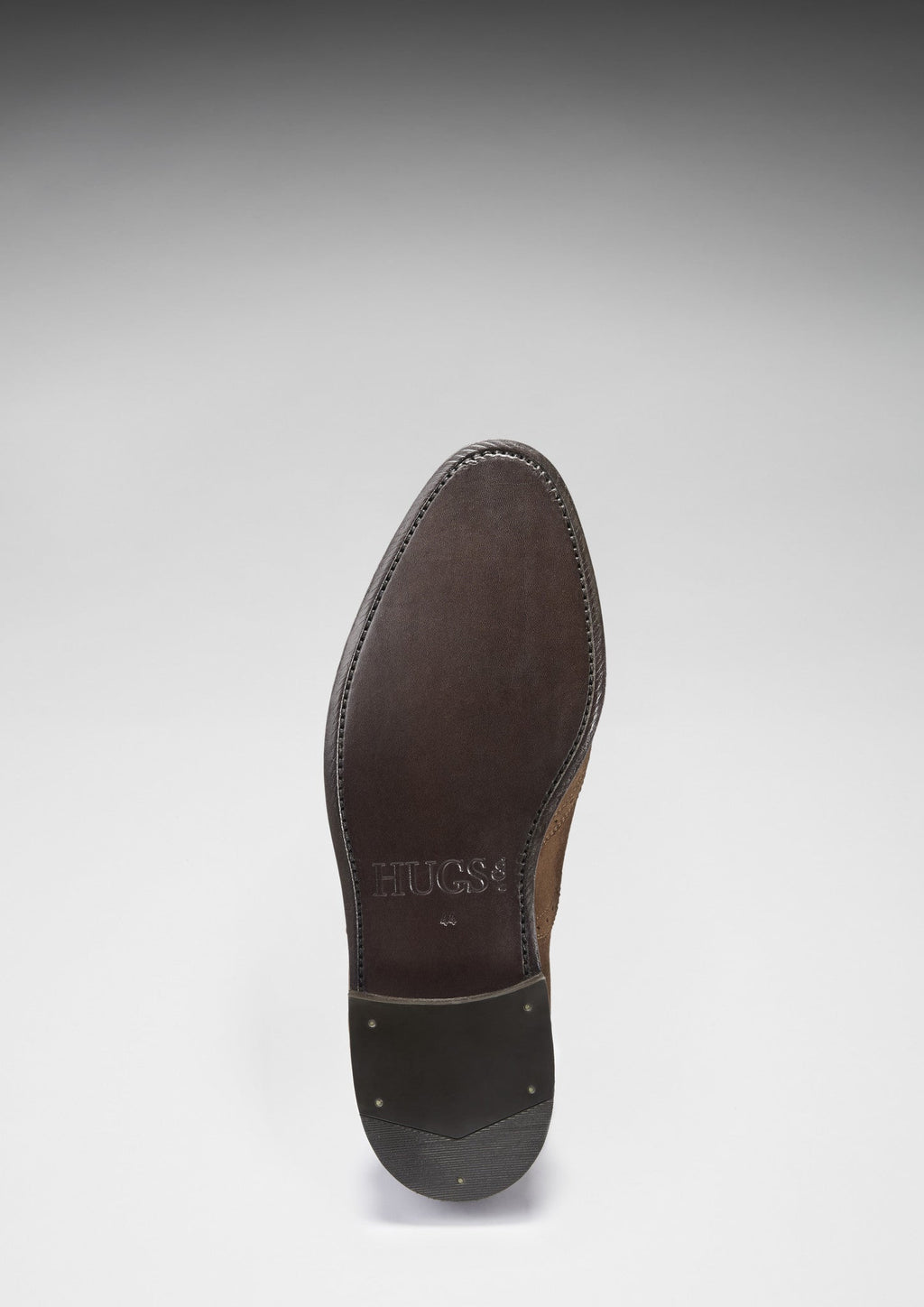 Brown Suede Brogues with Welted Leather Sole