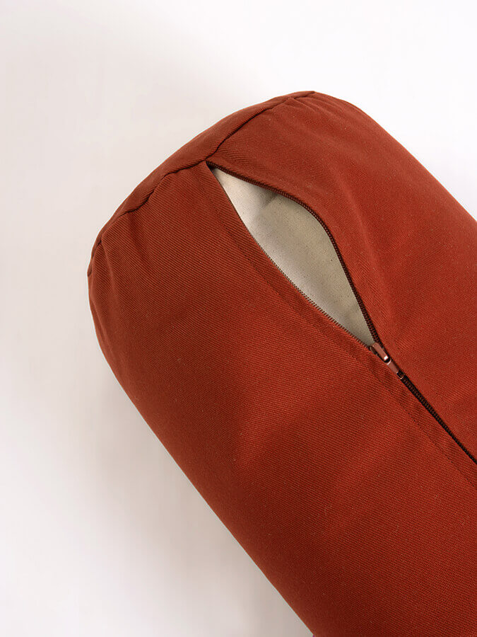 Organic Cotton Buckwheat Lotus Meditation Bolster Cushion