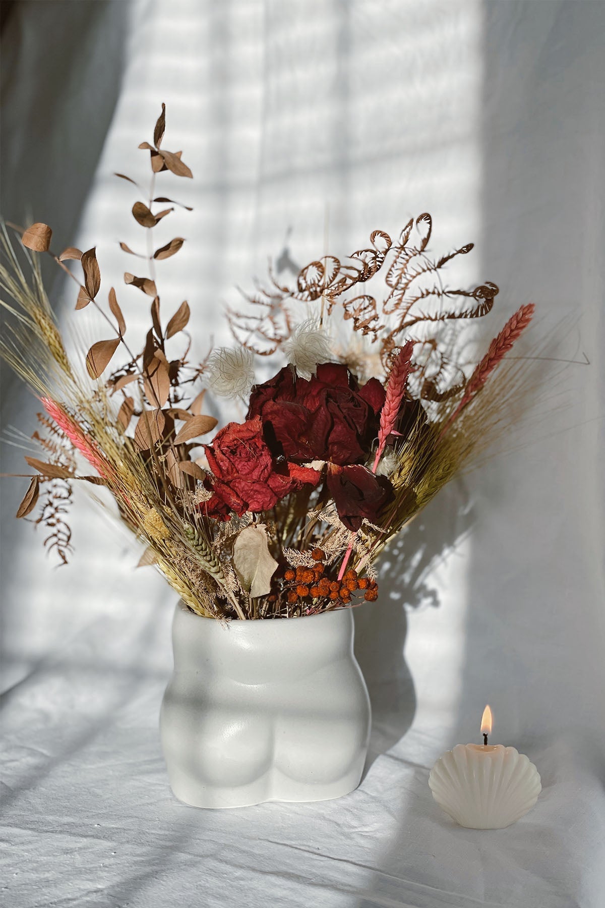 Handcrafted Bum Shaped Vase