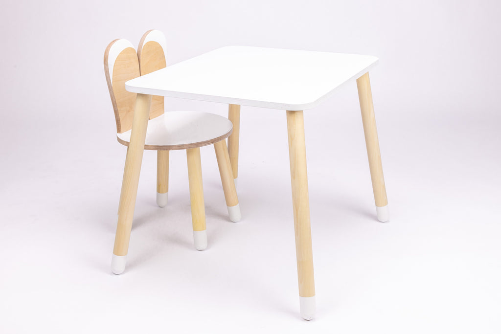 elegant birch plywood bunny chair for a childs sophisticated nursery decor