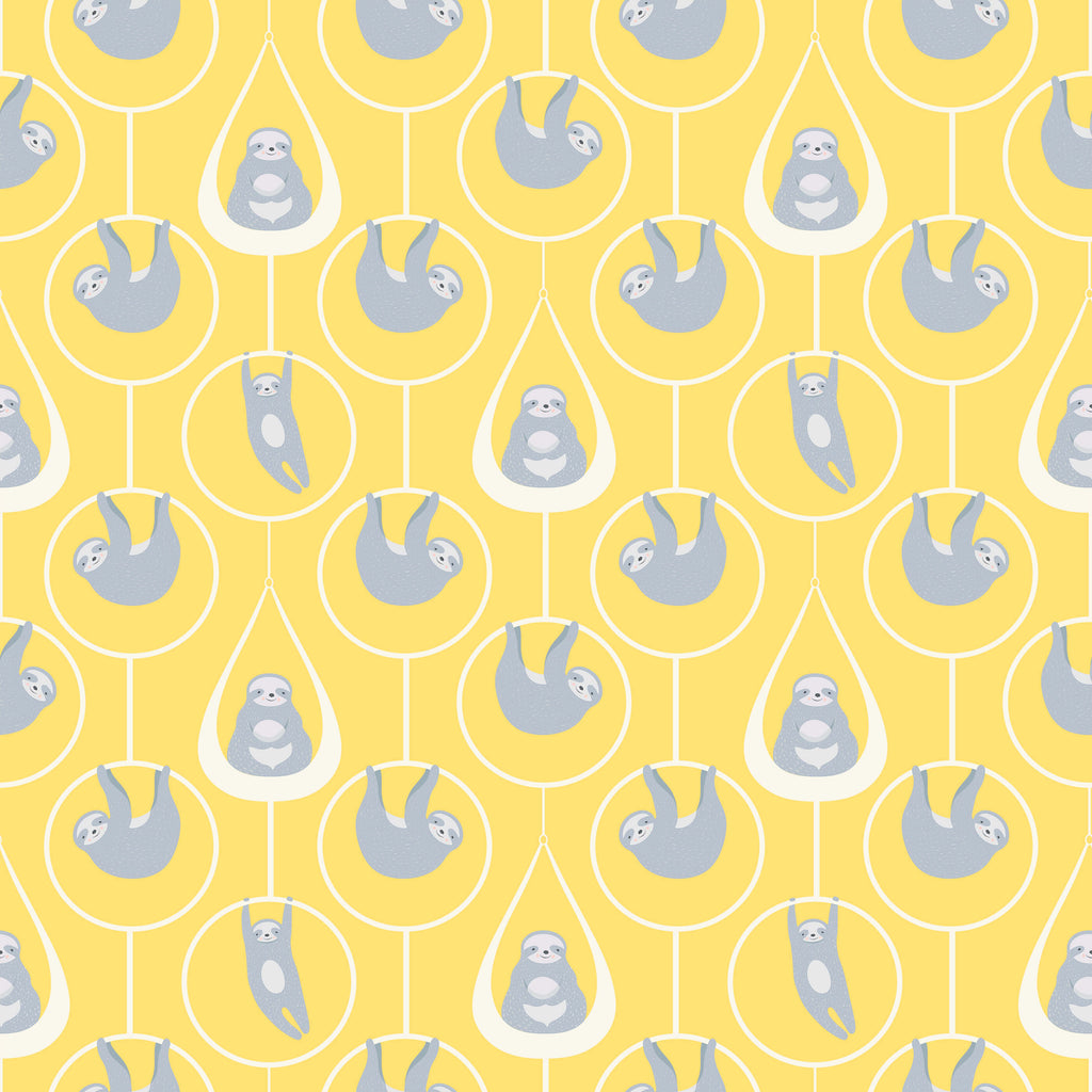 Sloth Wallpaper for Kids Rooms