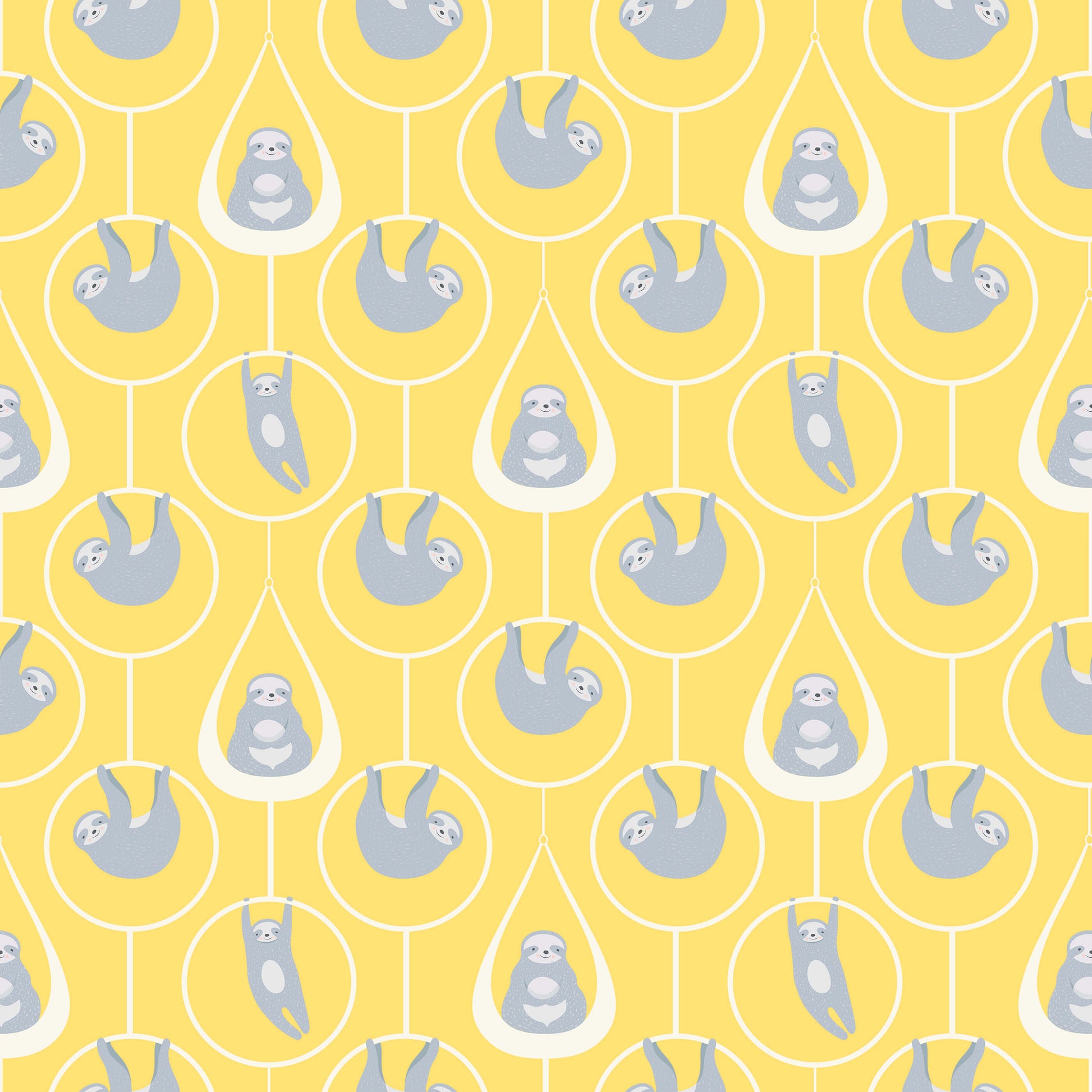 Sloth Wallpaper for Kids Rooms