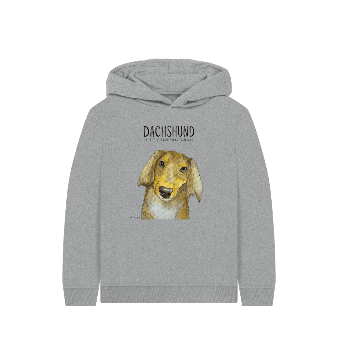 Mischievous Long Haired Sausage Hoodie for Kids