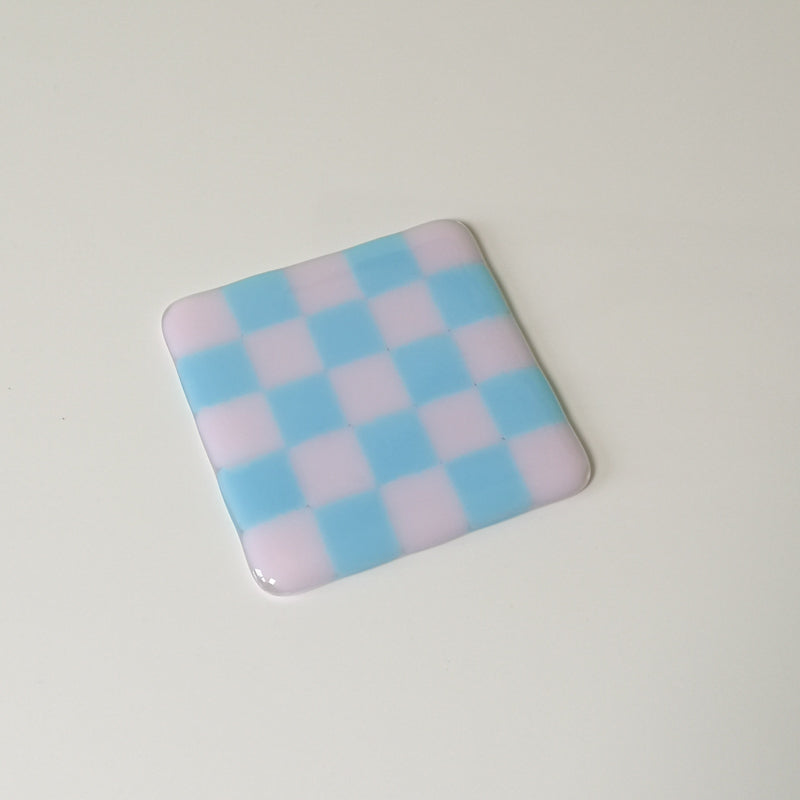 10cm Chequered Dual Coloured Coaster Bullseye Collection