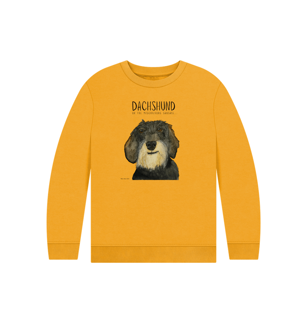 Wire Haired Dog Kids Sweatshirt Ethically Made